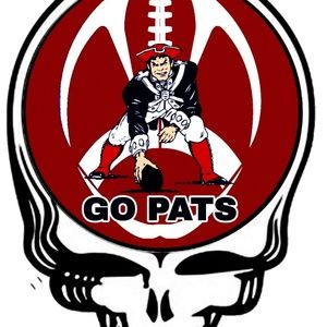 Grateful Dead New England Patriots steak your face
